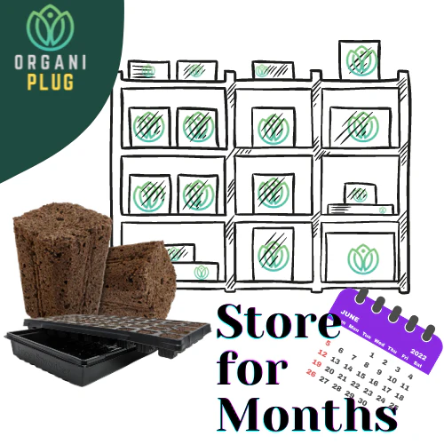 OrganiPlug Seed & Cutting Plugs - Pre-Filled Tray w/ 50 Plugs - Single, Case, and Pallet - Image 15