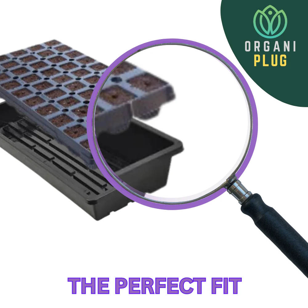 OrganiPlug Seed & Cutting Plugs - Pre-Filled Tray w/ 50 Plugs - Single, Case, and Pallet - Image 25