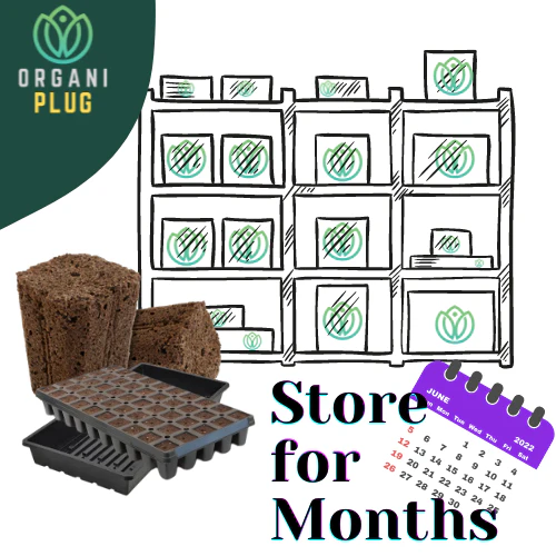 OrganiPlug Seed & Cutting Plugs - Pre-Filled Tray w/ 50 Tall Plugs - Single, Case, and Pallet - Image 15