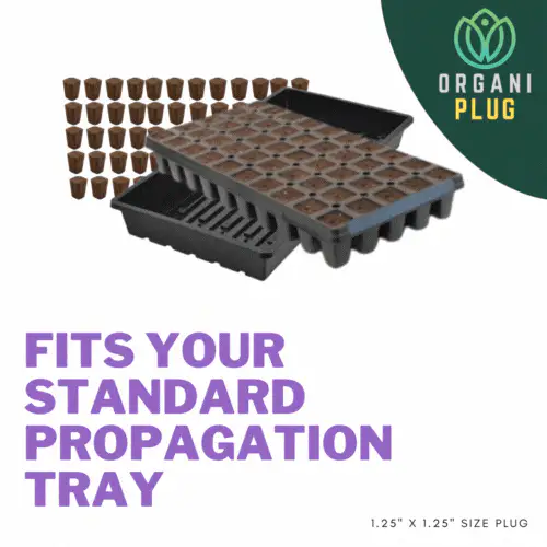 OrganiPlug Seed & Cutting Plugs - Pre-Filled Tray w/ 50 Tall Plugs - Single, Case, and Pallet - Image 22