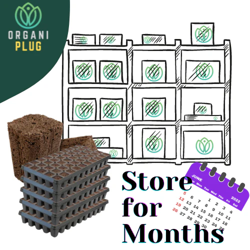 OrganiPlug Seed & Cutting Plugs - Pre-Filled Tray w/ 50 Tall Plugs - Single, Case, and Pallet - Image 6