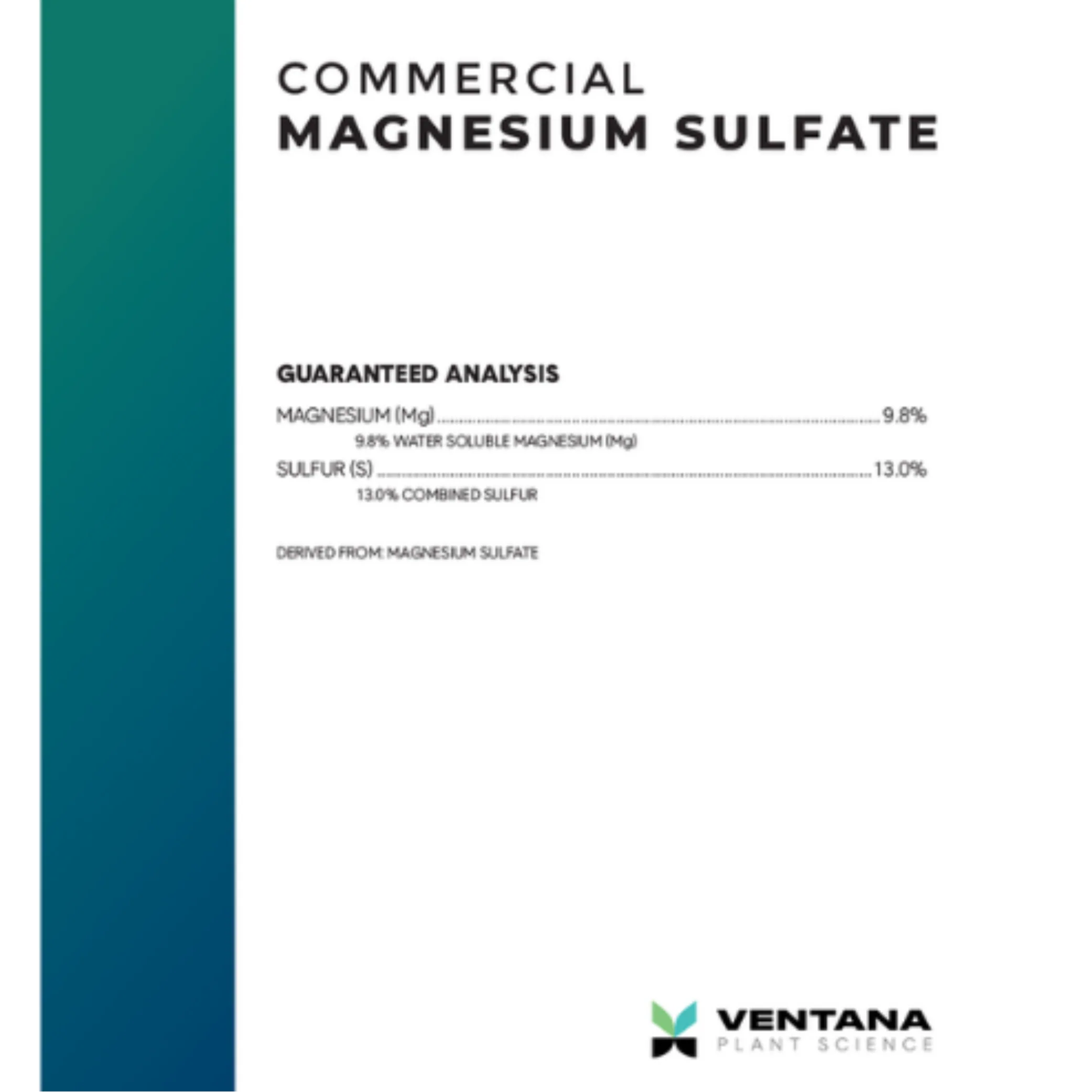 Ventana Plant Science - Magnesium Sulfate (13% S, 9.8% Mg) - Image 3